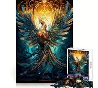 Rompecabezas Phoenix Resurrected de 1000 Piezas para Adultos Juguete de lógica Estimulante para un Juego Relajante Bordes Transparentes Regalo conmovedor (50x75cm)