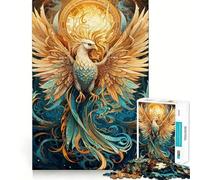 Rompecabezas Phoenix Resurrected de 1000 Piezas para Adultos Juguete para el hogar Disfrute de un Corte Fino Regalo Ideal para Santa Claus (38x26cm)