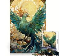Rompecabezas Phoenix Resurrected de 1000 Piezas para Adultos: Mejora la Memoria, pasatiempo para el hogar, decoración de Pared (50x75cm)