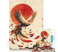Rompecabezas Phoenix Rising de 1000 Piezas para Adolescentes, Juguete de lógica Mental, Escape Tranquilo, Arte de Bordes Finos, Coleccionable (38x26cm)
