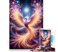 Rompecabezas Phoenix Rising de 1000 Piezas para Adolescentes, Juguete Mental, Tiempo de Paz, Corte Premium, Regalo artístico (38x52cm)