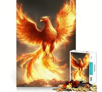 Rompecabezas Phoenix Rising de 1000 Piezas para Adolescentes Mejora la Memoria, se relaja, Tiene Bordes precisos y es un Regalo Creativo (38x26cm)