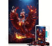 Rompecabezas Phoenix Rising de 1000 Piezas para Adultos, Juguete Inteligente, Divertido y silencioso, con Bordes Suaves, Ideal para Festivales (38x52cm)