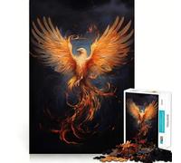 Rompecabezas Phoenix Rising de 1000 Piezas para Adultos, Juguete Inteligente, Divertido y silencioso, con Bordes Suaves, Ideal para Festivales (50x75cm)
