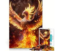 Rompecabezas Phoenix Rising de 1000 Piezas para Adultos Juguete Inteligente para armar Juntos Diversión con Corte preciso Exhibición artística (50x75cm)