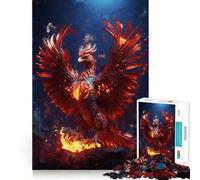 Rompecabezas Phoenix Rising para Adolescentes, 1000 Piezas, Wise Think Toy, Gentle Leisure, Tight Cut, Santa Wish List (38x26cm)