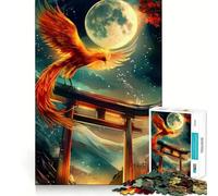 Rompecabezas Phoenix Rising Torii para Adolescentes, 1000 Piezas, fortalece la Memoria, pasatiempo Tranquilo, Regalo Festivo (50x75cm)