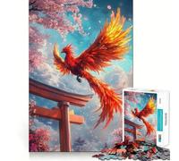 Rompecabezas Phoenix's Torii Gate para Adolescentes, 1000 Piezas, Rompecabezas Mental, Juego Casual y Relajante, Regalo conmovedor (38x26cm)