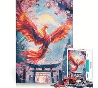 Rompecabezas Phoenixs Torii Pathway de 1000 Piezas para Adultos, Juguete para ejercitar la Mente, diseño Casual y Relajante, Pieza de colección de Arte para armar (50x75cm)