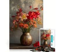Rompecabezas Photo Art Flowers II de 1000 Piezas para Adolescentes, Juguete para ejercitar la Mente, Ideal para Momentos de Tranquilidad, Regalo de Temporada (38x26cm)