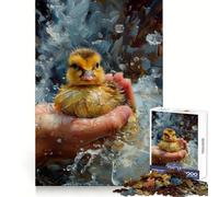Rompecabezas Pick Up The Duck Meme de 1000 Piezas para Adultos Rompecabezas Think Toy Home Enjoy Fine Cut Santa Wish Gift (50x75cm)