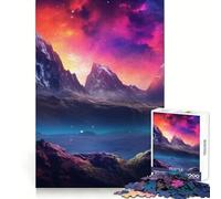 Rompecabezas Picos del Cosmos de 1000 Piezas para Adolescentes Ayuda a Mejorar la Memoria Diseño fácil de armar Regalo conmovedor (50x75cm)