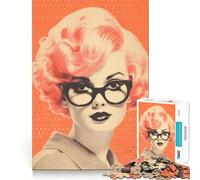 Rompecabezas Pin Up de 1000 Piezas para Adultos, Juguete Inteligente, Divertido, de Bordes Suaves, Regalo para Festivales (38x52cm)