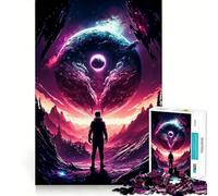 Rompecabezas Pink Portal de 1000 Piezas para Adolescentes, Juguete de lógica para Jugar en Grupo, Corte de precisión, Regalo Original (38x26cm)