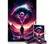 Rompecabezas Pink Portal de 1000 Piezas para Adultos Juguete para el hogar Disfrute de un Corte Fino Regalo Ideal para Pedir un Deseo a Santa Claus (38x52cm)