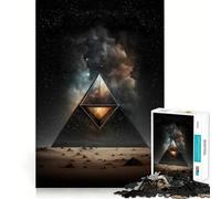 Rompecabezas Pirámide Espacial de 1000 Piezas para Adolescentes Juguete para ejercitar la Mente Juego de Mesa en Grupo Arte y Montaje Regalo clásico (50x75cm)