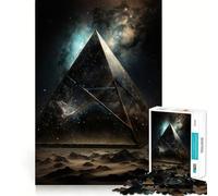 Rompecabezas Pirámide Espacial de 1000 Piezas para Adolescentes Mejora la Memoria Cómodo y Relajante Corte Firme Regalo Festivo (38x26cm)