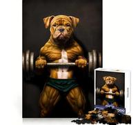 Rompecabezas Pitbull Bar Power para Adolescentes, 1000 Piezas, Juguete para desarrollar la Mente, diseño de Entretenimiento Suave, Regalo Premium (38x26cm)