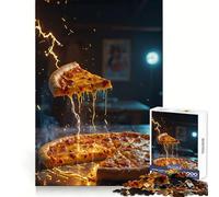 Rompecabezas Pizza with A Zap para Adolescentes, 1000 Piezas, Mejora la Memoria, Tiempo Tranquilo, Corte Premium, Regalo de cumpleaños (38x52cm)