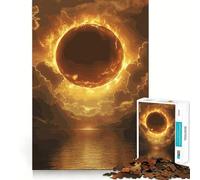 Rompecabezas Planet Fire de 1000 Piezas para Adolescentes Mejora la Memoria Ocio en casa Imagen para armar Un Regalo Encantador (50x75cm)
