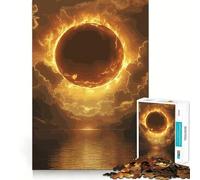 Rompecabezas Planet Fire de 1000 Piezas para Adolescentes Mejora la Memoria Tiempo de relajación Bordes precisos Regalo Creativo (38x26cm)
