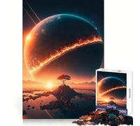 Rompecabezas Planet Invasion de 1000 Piezas para Adolescentes Juego de Rompecabezas para desarrollar la Mente y calmar la Mente (38x26cm)