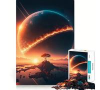 Rompecabezas Planet Invasion de 1000 Piezas para Adultos Regalo Ideal para desarrollar la lógica Juguete para Disfrutar de un Corte preciso y un diseño Elegante (38x52cm)