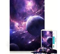 Rompecabezas Planeta con Asteroide para Adolescentes, 1000 Piezas Refuerza la Memoria Pasatiempo Calma Calidad Regalo Festivo (38x26cm)