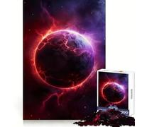 Rompecabezas Planeta Rayo Rojo de 1000 Piezas para Adolescentes, Juego de lógica, Tiempo de Calentamiento, Pieza de colección de Arte de Corte preciso (38x26cm)