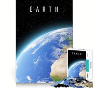 Rompecabezas Planeta Tierra de 1000 Piezas para Adolescentes, Juguete de lógica Tipo Tren, Tranquilo y Divertido, Corte Suave, Regalo Encantador (38x26cm)