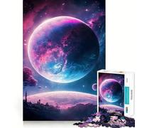 Rompecabezas Planeta Tierra de 1000 Piezas para Adolescentes: Mejora la Memoria, Escapada Tranquila, Montaje, Sorpresa cálida (38x52cm)
