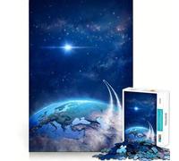 Rompecabezas Planeta Tierra para Adolescentes, 1000 Piezas, Mejora la Memoria, Alivia la Tensión, Bordes Precisos, Pieza de Bellas Artes (50x75cm)