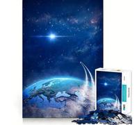 Rompecabezas Planeta Tierra para Adolescentes 1000 Piezas Recall Upgrade Relajante Divertido Arte Decorativo de Pared (38x26cm)