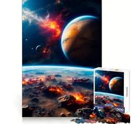 Rompecabezas Planeta Vecino para Adultos, 1000 Piezas, Juguete para Desarrollar la Habilidad Mental, Disfrutar del Montaje, Diseño, Regalo Encantador (38x26cm)