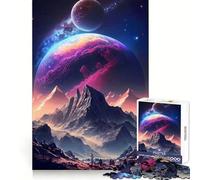 Rompecabezas Planetario País de Las Maravillas para Adolescentes, 1000 Piezas, Ejercicio Mental, Suave y Distracción, Corte Exacto, (38x52cm)