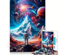 Rompecabezas Planetary Mountain de 1000 Piezas para Adultos Que Mejora la Memoria y Alivia la ansiedad Decoración de Pared con Bordes Afilados (50x75cm)
