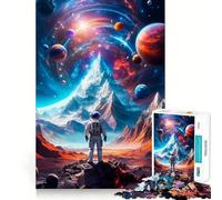Rompecabezas Planetary Mountain de 1000 Piezas para Adultos Refuerza la Memoria Entretenimiento Regalo Elegante (38x26cm)