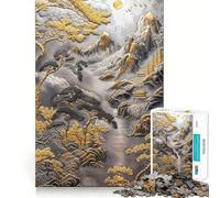 Rompecabezas Platinum Cliffside Haven de 1000 Piezas para Adultos Juguete Inteligente para armar Juntos Diversión con Corte preciso Exhibición artística (50x75cm)