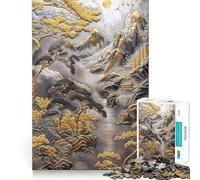 Rompecabezas Platinum Cliffside Haven de 1000 Piezas para Adultos Piensa con Inteligencia Juguete Divertido para armar Juntos Diseño artístico con Corte preciso (38x52cm)
