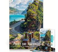 Rompecabezas Point Vue Maconde, Isla Mauricio de 1000 Piezas para Adolescentes Juguete de lógica para Jugar en Grupo Corte de precisión Regalo Original (50x75cm)