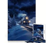Rompecabezas Polar Express de 1000 Piezas para Adultos Refuerza la Memoria Diversión y Ocio Regalo Elegante (38x52cm)