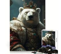 Rompecabezas Polar King de 1000 Piezas para Adultos, Juguete cognitivo para armar Juntos, Divertido, de Arte, de colección (50x75cm)