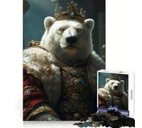 Rompecabezas Polar King para Adultos, 1000 Piezas, Rompecabezas Mental para Relajarse, patrón de ensamblaje, artículo de Santa Claus (38x52cm)