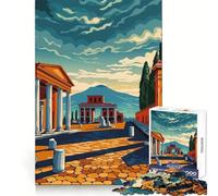 Rompecabezas Pompeya de 1000 Piezas para Adultos, Juguete para ejercitar la Mente, Juego Casual y Relajante, diseño, ensamblaje, colección de Arte (38x26cm)