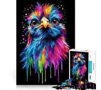 Rompecabezas Pop Art Rainbow Silkie Chi para Adultos, 1000 Piezas, lógica Clara, Juguete, pasatiempo Tranquilo, Corte Perfecto, Regalo Elegante (38x26cm)