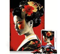 Rompecabezas Pop Geisha de 1000 Piezas para Adolescentes, Juguete de lógica, Juego en Grupo, Corte de precisión, Regalo Original (38x52cm)