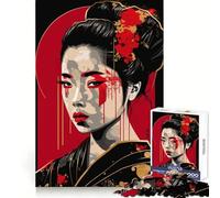 Rompecabezas Pop Geisha de 1000 Piezas para Adolescentes Refuerza la Memoria, Calma y relajación Bordes de Calidad (38x52cm)