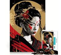 Rompecabezas Pop Geisha de 1000 Piezas para Adultos Regalo Ideal para desarrollar la lógica Juguete para Disfrutar de un Corte preciso y Elegante (50x75cm)
