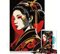 Rompecabezas Pop Geisha para Adultos, 1000 Piezas, lógica Clara, Juguete, Tiempo Libre, Corte Perfecto, Regalo Creativo (38x26cm)