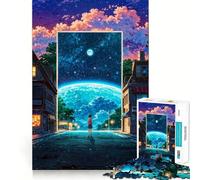 Rompecabezas Portal al Universo para Adolescentes, 1000 Piezas, Juguete Inteligente y Divertido, Decoración de Pared con Diseño Transparente (50x75cm)